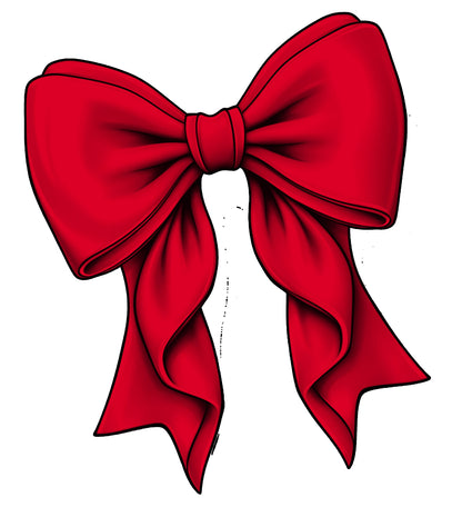 X-Large DTF Bow, Trendy Preppy Bow Transfer, Coquette Cheer Bow.