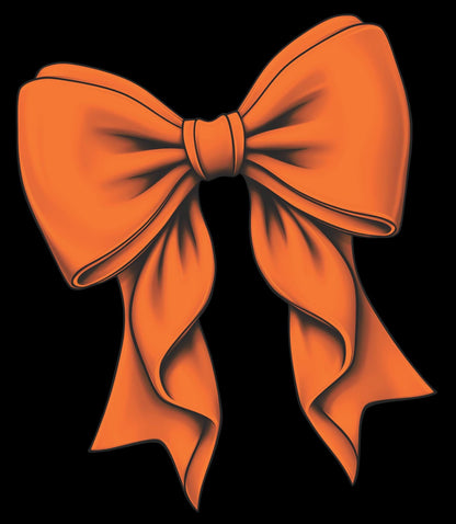 X-Large DTF Bow, Trendy Preppy Bow Transfer, Coquette Cheer Bow.