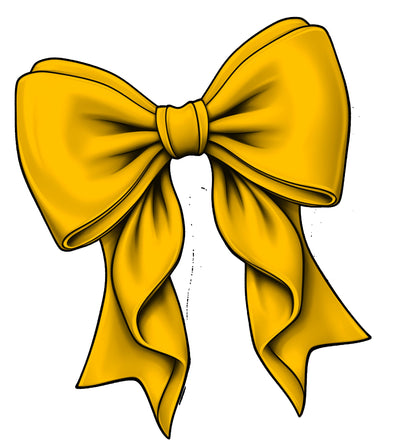 X-Large DTF Bow, Trendy Preppy Bow Transfer, Coquette Cheer Bow.