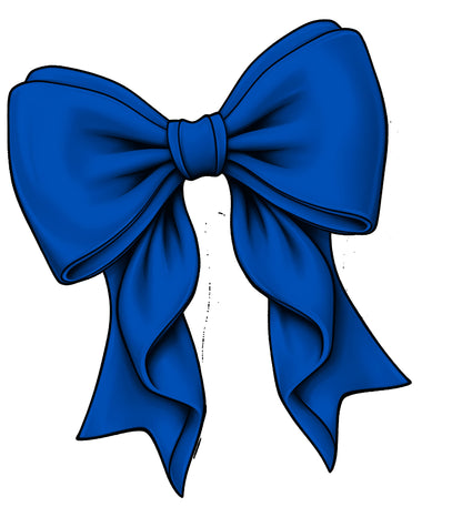 X-Large DTF Bow, Trendy Preppy Bow Transfer, Coquette Cheer Bow.